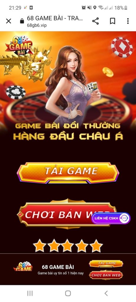 Tải app 68 game bài cho iOS và Android dễ dàng, nhanh chóng 8 Chọn “tải game”