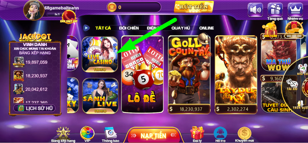 Live Casino 68 game bài – Trải nghiệm chơi Casino mới lạ 4 Hướng dẫn cách chơi Live Casino 68 game bài chi tiết, đơn giản nhất cho người mới
