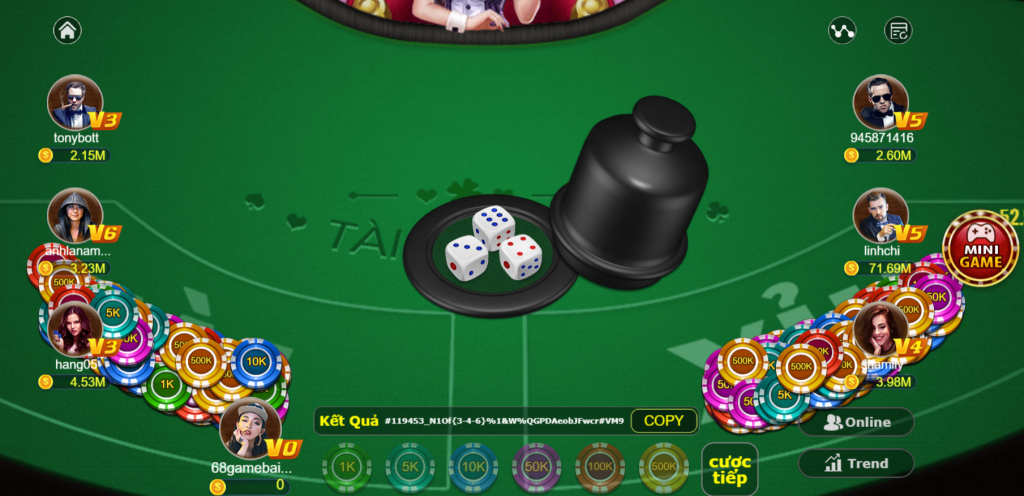 Cách chơi Tài Xỉu MD5 68 game bài và kinh nghiệm mới 13 Luật chơi Tài Xỉu MD5 tại 68 game bài cơ bản, đơn giản nhất