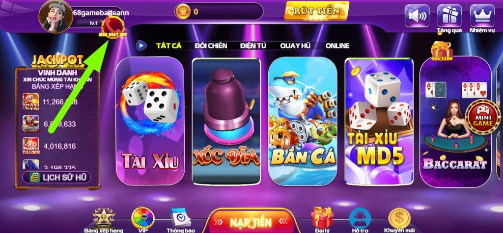Đăng ký 68 game bài - Nhận thưởng 200k ngay hôm nay 5 Nhấn kích hoạt SĐT thoại đăng ký tài khoản