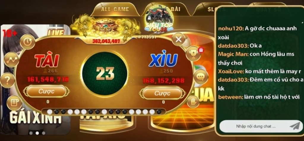 You88 - Cổng game chất lượng đẳng cấp hàng đầu 4 Tài xỉu là một trong những trò chơi nổi bật nhất tại cổng game You88