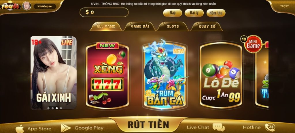 You88 - Cổng game chất lượng đẳng cấp hàng đầu 3 You88 được đánh giá cao ở nhiều khía cạnh