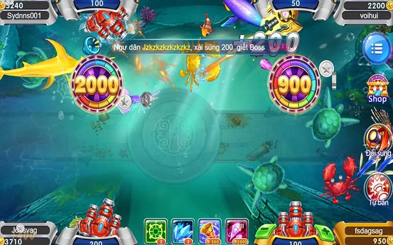 Đổi thưởng hấp dẫn tại bắn cá h5