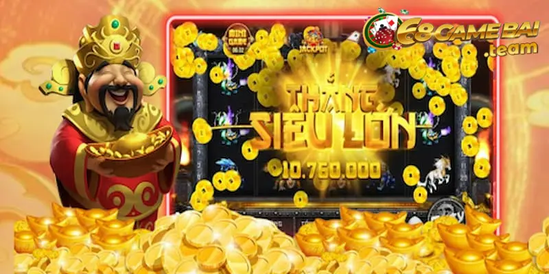Game thần tài 68gamebai - Cơ hội nhận thưởng hấp dẫn 2 Nổ hũ thần tài với lối chơi siêu hấp dẫn